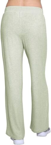 LA CERA Women's Brushed Knit Stretch Pants Grey 80% Rayon 15% Polyester 5% Spandex, Imported, Elastic Waist in Saudi Arabia