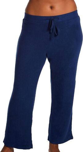 LA CERA Women's Brushed Knit Stretch Pants Grey 80% Rayon 15% Polyester 5% Spandex, Imported, Elastic Waist in Saudi Arabia