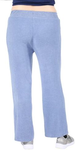 LA CERA Women's Brushed Knit Stretch Pants Grey 80% Rayon 15% Polyester 5% Spandex, Imported, Elastic Waist in Saudi Arabia