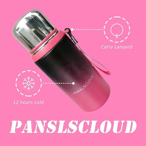 أكواب سفر معزولة ممتازة، حاوية مشروبات حرارية للمشروبات الساخنة والباردة (فوشيا متدرج) in Kuwait