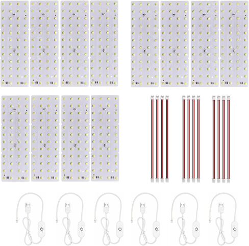 4pcs Lithophane LED Backlight Board Kit KC009 KC010 for Bambu Lab H2D/X1/P1P/A1 LED Light Board LED Backlights Makerworld Model Parts USB 3D Print Accessory Photo Model DIY Light Box in Kuwait