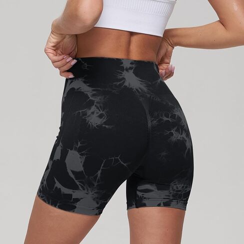 Workout Shorts for Women Scrunch Butt Lifting High Waisted Yoga Gym Seamless Booty Biker Shorts in Saudi Arabia