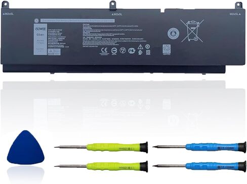 C903V Laptop Battery Compatible with Dell Precision 7550 7560 7750 7760 Series Notebook PKWVM 0CR72X CR72X 068N03 0447VR 11.4V 68Wh 5667mAh in Kuwait