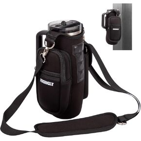 Magnetic Gym Bag for 21–42oz Tumblers — Fits Stanley, Owala & Similar Cups | Hands-Free Bottle Holder with Strong T-Shaped Magnets & Storage Pockets in Saudi Arabia