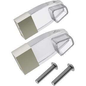 Clear Acrylic Shower Door Towel Bar Brackets Fit for Alumax & Basco Framed Sliding Glass Shower Door Towel Rod, Replacement for Basco & alumax Shower Door Parts Five-Years Free Replacement (Sliver) in Kuwait