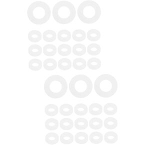 ibasenice 400pcs Drum Washers Non-Slip Pads for Cymbals Drums Durable Plastic Accessories Easy Installation Protection for Sessions in Saudi Arabia