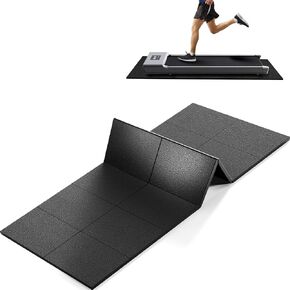 Foldable Treadmill Mat Walking Pads, Bike Exercise Equipment Mat, 1/4" Thick, 68"x24" Anti-Slip Waterproof Floor Protector for Carpet, Home Hardwood, Home Gyms, Workout Fitness Machines, Yoga, Gift in Saudi Arabia