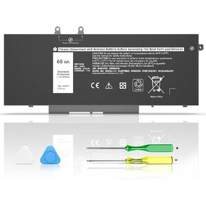 جديد 3HWPP 15.2V 68WH استبدال بطارية الكمبيوتر المحمول 4 خلايا ل Dell Latitude 5501 5401 5510 5410 5411 5511 Precision 3551 3541 Inspiron 17 7500،7706 2-in-1،7506 2-in-1 Black N2Nll 10x1j 1vy7f 451-Bcmn in Kuwait