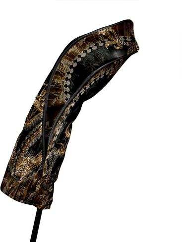 Golf Club Covers Premium Leather Driver Headcover Golf Club Head Covers for Driver Fairway Woods Clubs, Waterproof Golf Headcovers with Anti-Scratch Lining for Men Women in Saudi Arabia