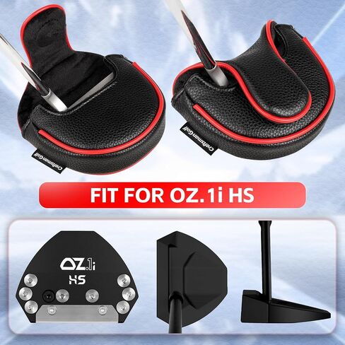 Craftsman Golf Heel Shaft Mallet Putter Headcover Head Cover for L.A.B. OZ.1i HS Clean and Clear Design in Saudi Arabia