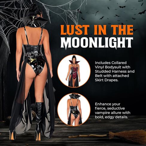 Roma Costume Womens 2pc Piercing Beauty Vampire in Saudi Arabia
