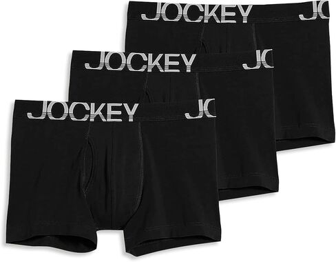 ملابس داخلية للرجال من Jockey ملابس داخلية ActiveStretch مقاس 4 بوصات - 3 قطع in Kuwait
