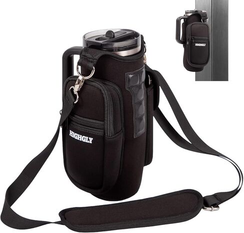 Magnetic Gym Bag for 21–42oz Tumblers — Fits Stanley, Owala & Similar Cups | Hands-Free Bottle Holder with Strong T-Shaped Magnets & Storage Pockets in Saudi Arabia