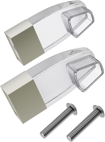 Clear Acrylic Shower Door Towel Bar Brackets Fit for Alumax & Basco Framed Sliding Glass Shower Door Towel Rod, Replacement for Basco & alumax Shower Door Parts Five-Years Free Replacement (Sliver) in Kuwait