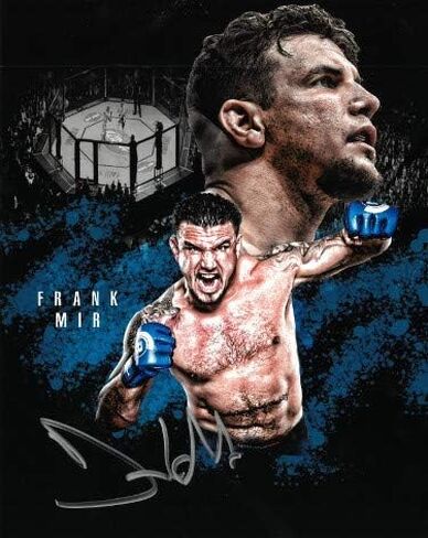 Athlon Sports CTBL-028630 وقع فرانك مير على بطولة القتال النهائي UFC وMMA Collage مقاس 8 × 10 بوصة. صورة فوتوغرافية in Saudi Arabia