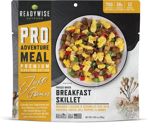 ReadyWise Outdoor Pro Adventure Meal - Country-Style Chicken Pot Pie, 2 Servings, 1 Pouch, 900 Calories, 30g Protein, Freeze Dried Food & Dehydrated Backpacking Camping Meals, up to 5 Year Shelf Life in Saudi Arabia