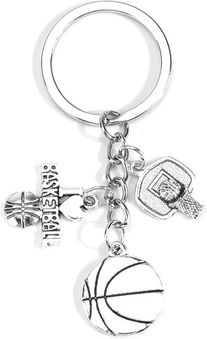 Basketball Keychain,Basketball Gift Keychain with Hoop & Ball,Birthday Gifts for Players & Fans,Sport Gift for Men in Saudi Arabia