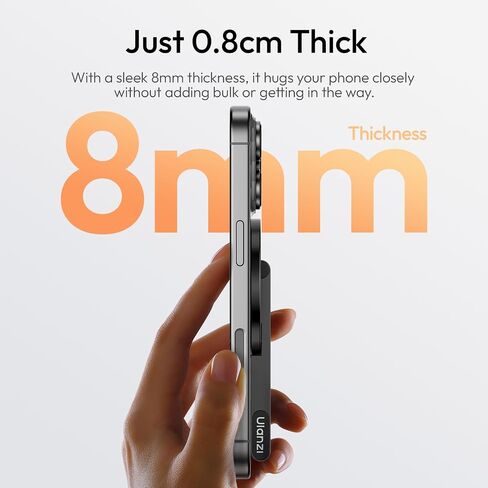 Ulanzi MA60 حامل ترايبود الهاتف المغناطيسي لأجهزة iPhone - الهاتف الذكي الألومنيوم Mini Tripod Pocket Pocket Stand String Magnet Matter سريع متوافق مع iPhone 16 15 14 13 12 Series ، Pink in Saudi Arabia