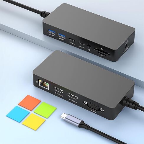 عرض Microsoft Surface Dock Triple جديد 4K HDMI+DP+Thunderbolt 4 ، 12 في محطة إرساء Surface Pro مع محول طاقة 120 واط لـ Surface Pro 11/10/9/8/x/7/6/5/4/3 ، الكمبيوتر المحمول السطحي ، Book Go in Kuwait
