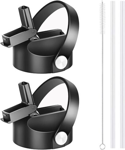 SENDESTAR Spout Lid for Hydroflask Wide Mouth Water Bottle Fits 18 oz 20 oz 32 oz 40 oz 73 oz,Chug Cap Flexible handle Compatible with SENDESTAR, Takeya, Simple Modern, Wide Mouth Water Bottle in Kuwait
