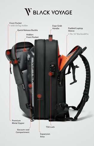 Vortex Vacuum Seal Seal Backpack 60L نظام ضغط الهواء القابل للتوسعة in Kuwait