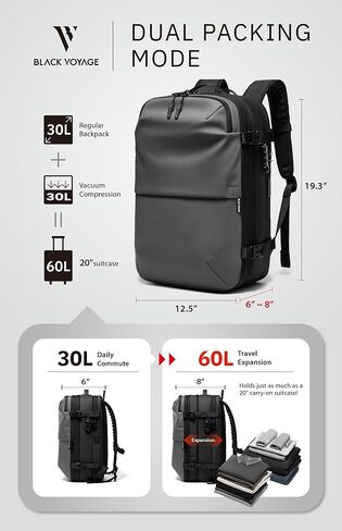Vortex Vacuum Seal Seal Backpack 60L نظام ضغط الهواء القابل للتوسعة in Kuwait