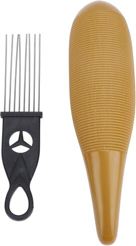 Acouto Fish Shaped Stainless Steel Guiro Latin Percussion Instrument with Scraper for Unique Sound Performance in Saudi Arabia