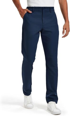 Men's Classic Fit Stretch Golf & Dress Work Pants 30''/32''/34'' - All-Day Comfort Performance Trousers for Business & Travel in Kuwait