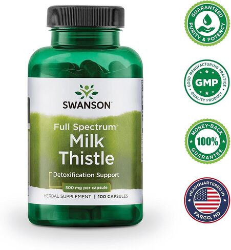 حليب الطيف الكامل Thistle 500 ملغ 100 قبعات in Saudi Arabia
