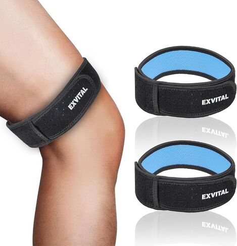 IT Band Straps Iliotibial Band Brace Relieve ITB Syndrome for Men & Women Adjustable Knee Straps Iliotibial Band Compression Wrap for Exercseing 1 Pack in Kuwait