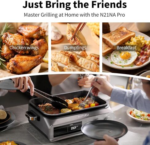 Slow Cooker 10-Quart - PFOA-Free Ceramic Coating, Oven Safe to 450°F | Keep Warm Function for Large Family Gatherings (Includes Silicone Spoon) in Saudi Arabia