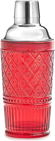 Godinger Cocktail Shaker ، Martini Shaker ، شاكر كوكتيل زجاجي ، ديكور عتيق - 17 أوقية ، مجموعة Claro ، Sage in Saudi Arabia