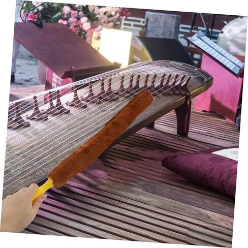 Sosoport 2 قطعة Guzheng مجموعة فرش التنظيف أدوات إزالة الغبار مقبض ABS ناعم لتنظيف الأدوات الفعالة والصيانة بأسلوب عشوائي in Saudi Arabia