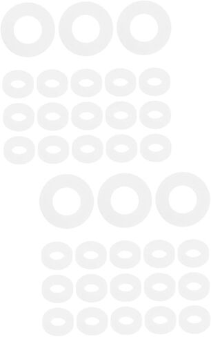 ibasenice 400pcs Drum Washers Non-Slip Pads for Cymbals Drums Durable Plastic Accessories Easy Installation Protection for Sessions in Saudi Arabia