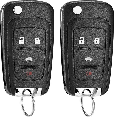Flip Key FOB استبدال النوبات عن بُعد لـ Chevy Equinox Camaro 2010-2019 Malibu 2014-2016 Impala 2014-2019 Sonic 2012-2017 Cruze 2011-2016 GMC Terrain Buick lacrosse regal encore encore enlure remote in Kuwait