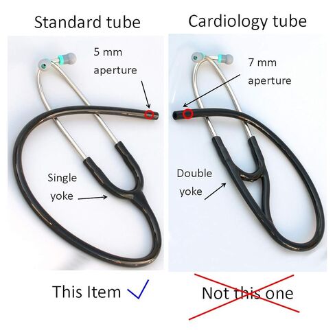 Tubing Compatible with Littmann (r) Master Cardiology (r) and Cardiology III (r) Stethoscope TUBING - 7mm Binaurals T7 Blue in Kuwait