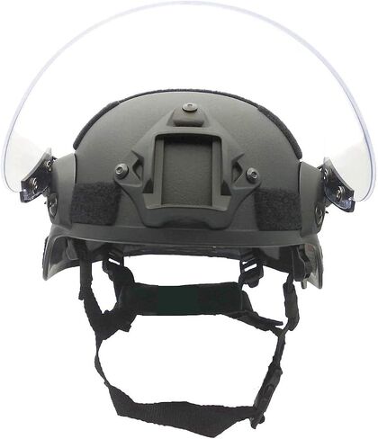 خوذة Koyheng Airsoft MICH 2000 ACH التكتيكية مع حامل NVG وحاجز جانبي واضح in Kuwait