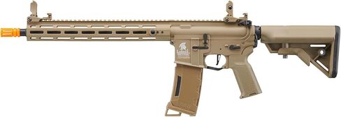 Lancer التكتيكية Gen 3 القابلة للبرمجة Trigger Hellion MLOCK 13 بوصة خفيفة الوزن ومتينة من البوليمر M4 Airsoft MLOK AEG مع بطارية ليبو وشاحن (يتضمن ETU وMOSFET) in Kuwait