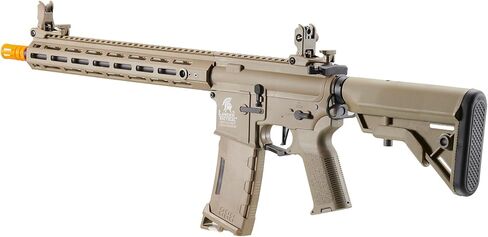 Lancer التكتيكية Gen 3 القابلة للبرمجة Trigger Hellion MLOCK 13 بوصة خفيفة الوزن ومتينة من البوليمر M4 Airsoft MLOK AEG مع بطارية ليبو وشاحن (يتضمن ETU وMOSFET) in Kuwait