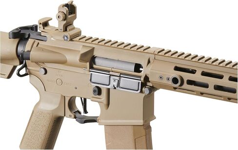 Lancer التكتيكية Gen 3 القابلة للبرمجة Trigger Hellion MLOCK 13 بوصة خفيفة الوزن ومتينة من البوليمر M4 Airsoft MLOK AEG مع بطارية ليبو وشاحن (يتضمن ETU وMOSFET) in Kuwait