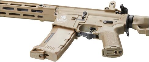 Lancer التكتيكية Gen 3 القابلة للبرمجة Trigger Hellion MLOCK 13 بوصة خفيفة الوزن ومتينة من البوليمر M4 Airsoft MLOK AEG مع بطارية ليبو وشاحن (يتضمن ETU وMOSFET) in Kuwait