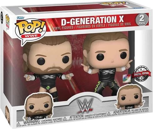 فانكو بوب! WWE: D-Generation X - مجسم فينيل مكون من قطعتين (حصريًا لـ Walmart) in Saudi Arabia