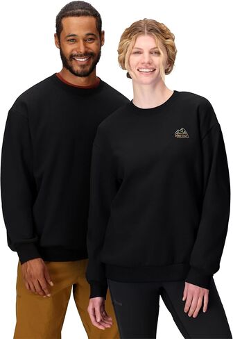 MARMOT Unisex Peaks Crew Sweatshirt, Black, X-Large in Saudi Arabia