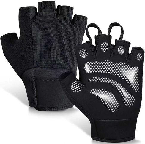 sunnex Gym Gloves for Women & Men - Fingerless Workout for Weightlifting, Lightweight Breathable Fitness for Sports in Saudi Arabia