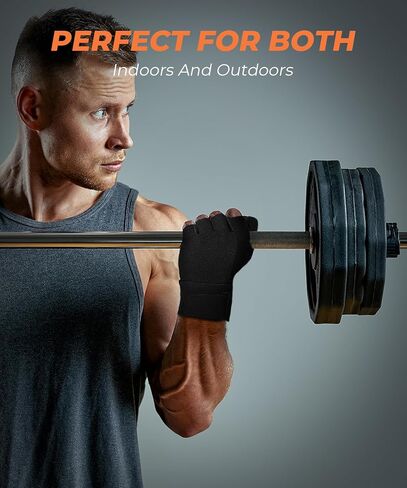 sunnex Gym Gloves for Women & Men - Fingerless Workout for Weightlifting, Lightweight Breathable Fitness for Sports in Saudi Arabia