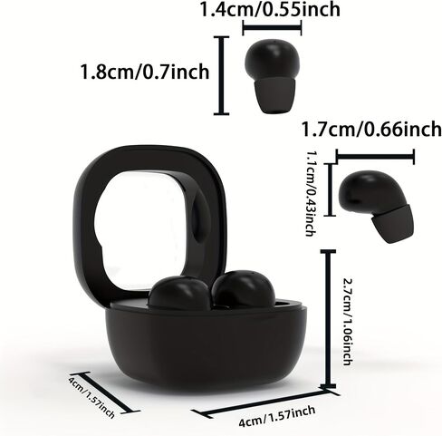 Invisible Mini Earbuds for Work and Sleep, Best for Small Ear Canals, Bluetooth 5.3, 24 Hours Battery Life in Saudi Arabia