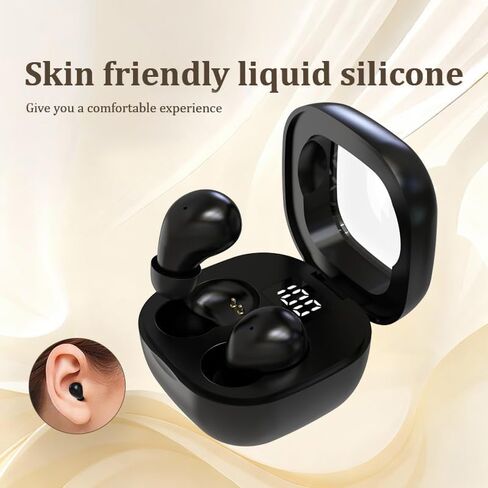 Invisible Mini Earbuds for Work and Sleep, Best for Small Ear Canals, Bluetooth 5.3, 24 Hours Battery Life in Saudi Arabia