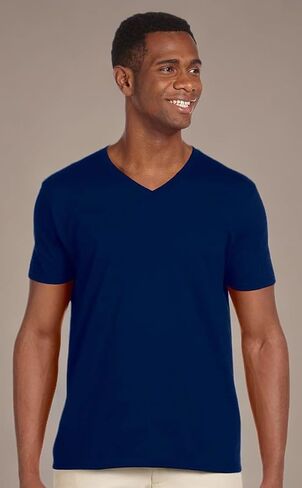 Gildan G64V00 Men's Softstyle V-Neck T-Shirt in Kuwait