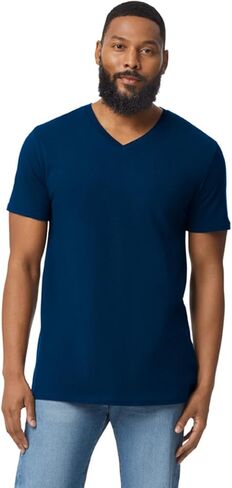 Gildan G64V00 Men's Softstyle V-Neck T-Shirt in Saudi Arabia