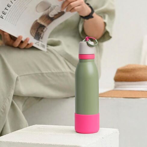 Silicone Boot for 24 oz & 18 oz Owala FreeSip Twist Water Bottle, Anti-Slip Protective Sleeve Bottom for Owala FreeSip Twist Insulated Stainless Steel Water Bottle in Saudi Arabia